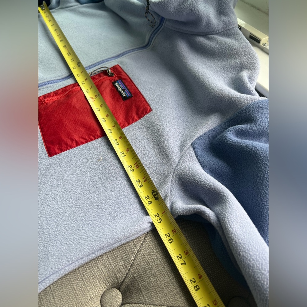 Patagonia Women’s Synchilla Microdini 1/2-Zip Fleece Pullover, Blue, Sz - XL - Picture 8 of 10